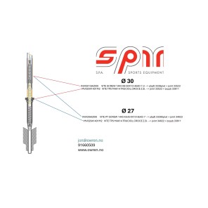 Reserveskrue 27 mm mekanisk ledd og BrushGrip