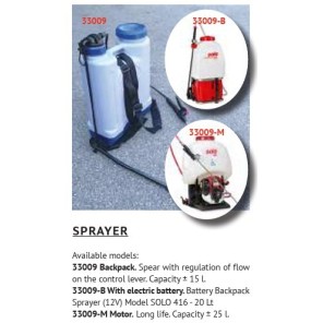 Solo rygg batteri 16l