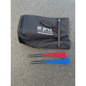 Sekk til dusker, trainingbrush, morötter